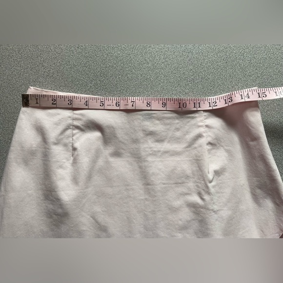 Vintage Smart Set Stretch Light Pink Skirt Size 13 - Picture 9 of 11